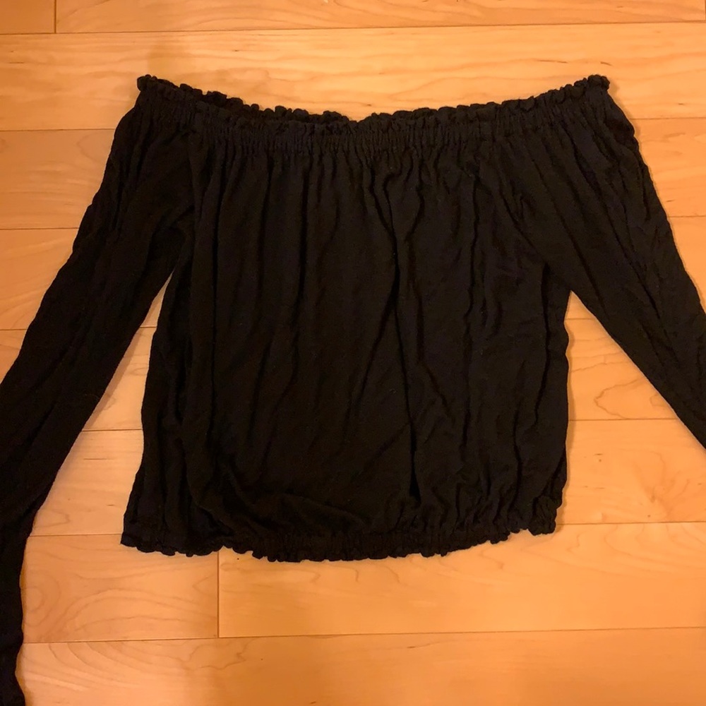 LF black off the shoulder top